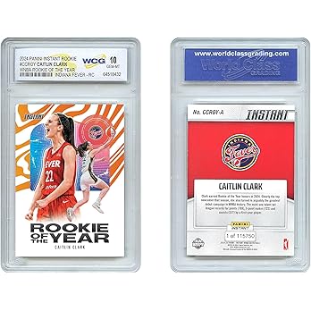 2024 Panini Officially Licensed Caitlin Clark Rookie of the Year Rookie Card