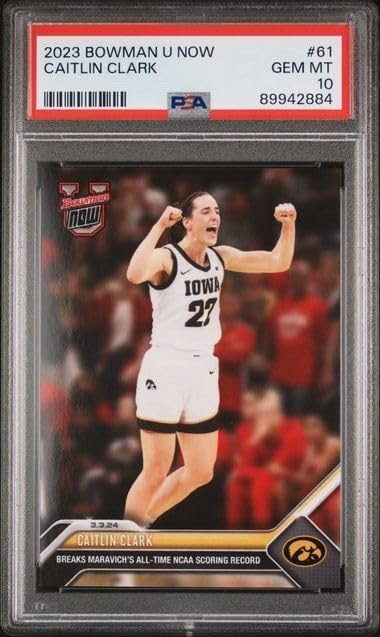 2023 Bowman U Caitlin Clark Rookie Card #61 PSA 10